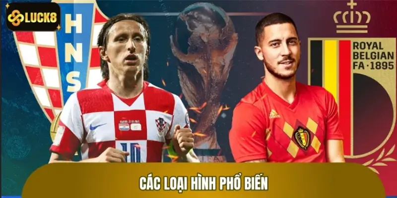 Các loại hình phổ biến trong soi kèo trận Bỉ vs Croatia
