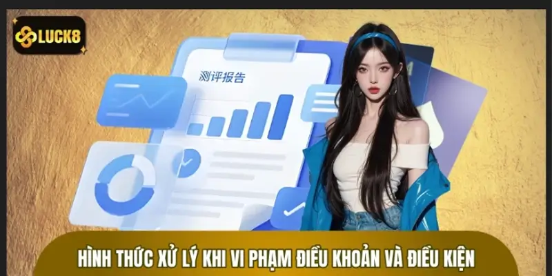 Hình thức xử lý khi vi phạm điều khoản và điều kiện LUCK8