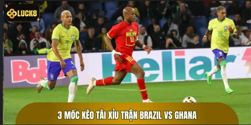 Thành tích trong 5 cuộc chạm trán của Brazil vs Ghana