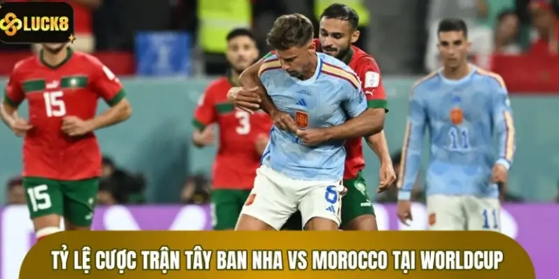Tỷ lệ cược trận Tây Ban Nha vs Morocco tại World cup